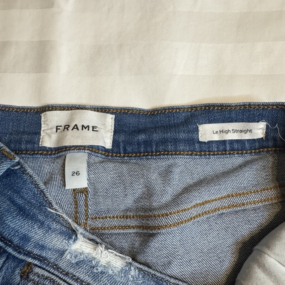 Frame Le High Straight Ankle‎ Jeans Size 26 - Picture 5 of 6